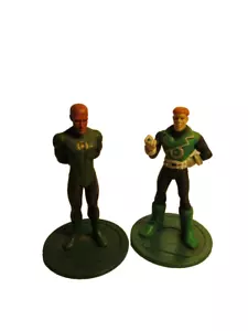 lotto figurine pvc lanterna verde ragazzo giardiniere - Foto 1 di 3