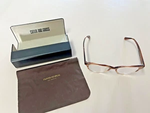 Oliver Peoples glasses frames Ahmya womens 52mm, transparent brown - Picture 1 of 8