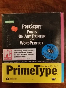 Adobe PrimeType For WordPerfect For DOS and Windows - Picture 1 of 12