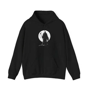 Gothic Sensenmann Hoodie, Unisex Sweatshirt, Halloween Bekleidung, Dark Art - Bild 1 von 9