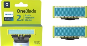 Pack 2 Lames PHILIPS OneBlade QP225/50 Rechange Rasoir One Blade Anti Friction - Imagen 1 de 6