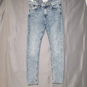 Calvin Klein Jeans Gr. W30 L32 Slim Taper Faded Blue Denim - Bild 1 von 18