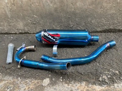 Sistema de escape Kawasaki KLX 250L / KLX 250 S / KLX 250 SF sistema de silenciador Foto 1 de 4