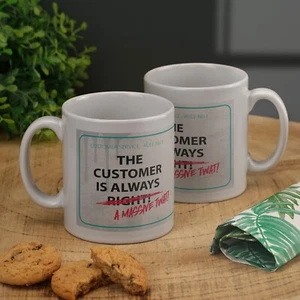 Kunde immer richtig Witz lustig Kaffee Tee Becher Neuheit Geschenk Tasse Idee - Bild 1 von 1
