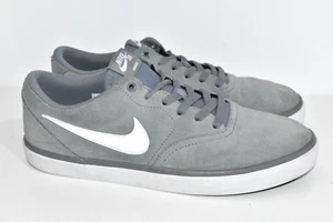 Nike SB Check Solar Suede Trainers Skateboard Shoes Janoski Cool Grey UK 9 EU 44 - Picture 1 of 17