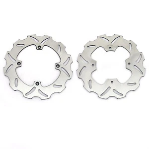 240mm Dischi Freno Posteriori Anteriori per Honda XR650R XR650 SUPERMOTARD 00-08 - Foto 1 di 11