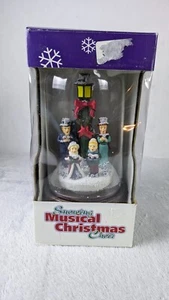 Coro de Navidad Musical Snowing de Colección "Hark the Herald Angels Sing" FUNCIONA MUY BIEN - Imagen 1 de 5