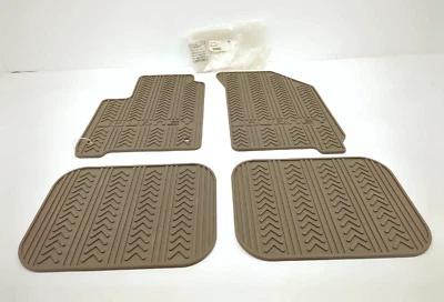 Nuevos tapetes de goma originales Dodge 2009-2012 Journey Pebble 4 piezas Mopar OEM Foto 1 de 4