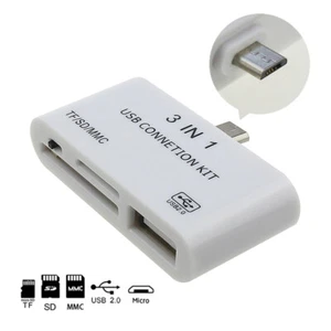 OTG Micro SD Speicherkartenleser USB für Android Samsung Galaxy S7 S6 EDGE S4... - Bild 1 von 1