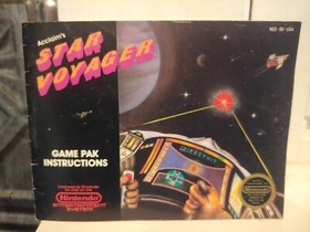 STAR VOYAGER Nintendo NES Game Original ACCLAIM 1987 Instruction Manual *ONLY**