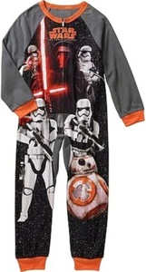 Star Wars Sleeper Blanket Pajama Boy Size 6/7 8 10/12 - Picture 1 of 1