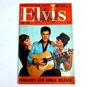 1967 Elvis Monthly Magazine Great Britain Vol. 95 New Single Release Vintage - Picture 1 of 14