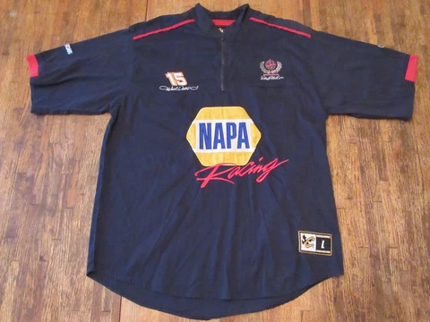 CHASE AUTHENTICS Drivers Line #15 MICHAEL WALTRIP Fan Nascar Racing Shirt Size L Cover