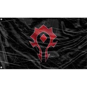 WoW Flag, The Horde Force Flag Unique Design, 3x5 Ft / 90x150 cm size, EU Made - Picture 1 of 4