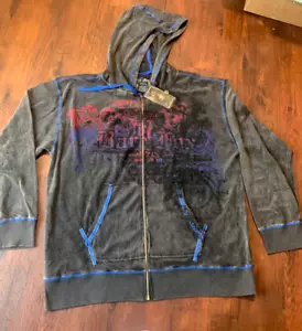 Bare Fox One Color One Nation Terry Cloth Cotton Hoodie Size 2XL NWT - Picture 1 of 5