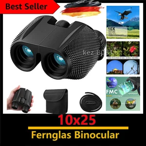 Mini binocolo ingrandimento 10 x 25 + binocolo visione notturna compatto impermeabile DHL - Foto 1 di 12