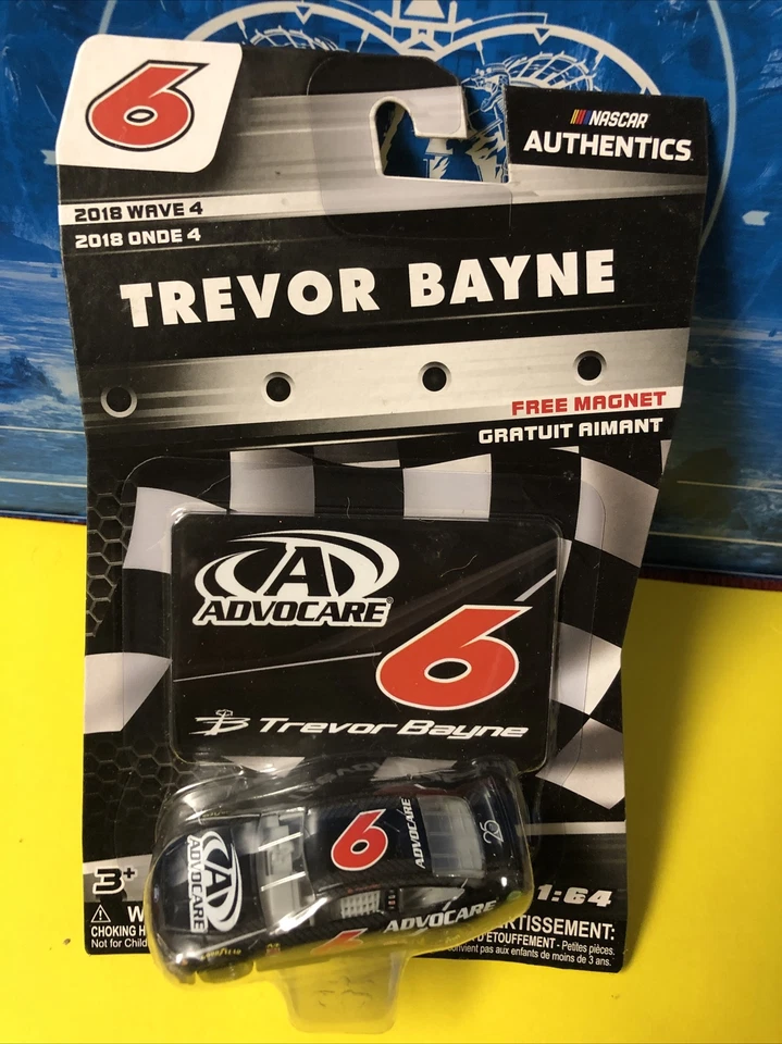2018 Trevor Bayne #6 Advocare Ford Fusion 1/64 NASCAR Authentics Wave 4