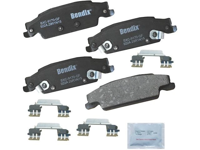 Juego Pastillas Freno Traseras Bendix 87VYJG15 para Pontiac Grand Prix 2005 2006 2007 2008 Foto 1 de 1