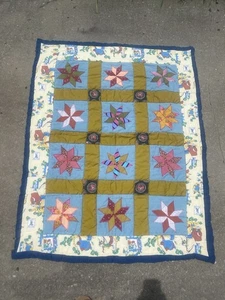 Vintage hausgemachte Disney Robin Hood United States Marine Corps Stern Schoßdecke 47 x 37 Zoll - Bild 1 von 18