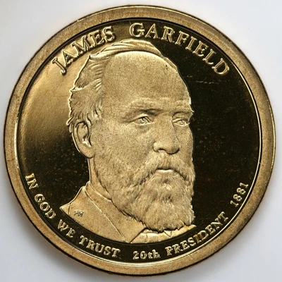 2011 S Gem DCam Proof James Garfield Presidential Dollar - Image 1 of 4