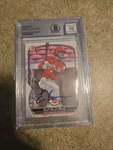 2023 Bowman Prospects Elly De La Cruz Auto - Picture 1 of 2