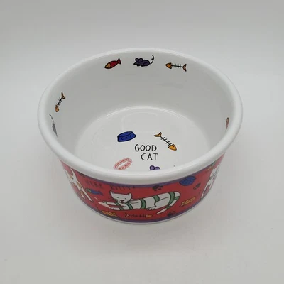 Cervezas Riviera Van de Signature Gres Gato Cuenco Hermoso Gatito Buen Gato Foto 1 de 4