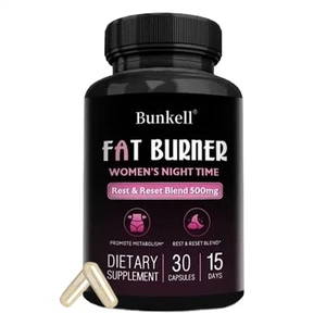 Night Time Fat Burner For Women Weight Loss Appetite Suppressant, Detox - Picture 1 of 12