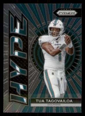 Tua Tagovailoa 2023 Panini Prizm #H-1 Hype Miami Dolphins - Image 1 of 2