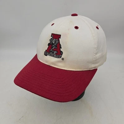 Gorra de béisbol vintage Alabama Crimson Tide Snapback blanca roja fútbol americano SEC Foto 1 de 4