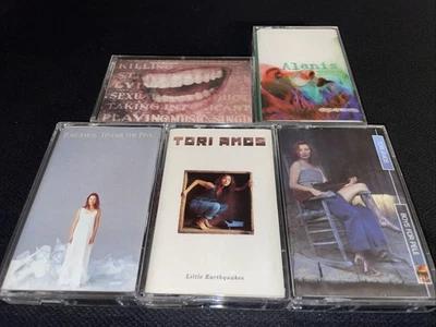 Лот из 5 лент TORI AMOS для мальчиков 4 Pele Little Earthquakes Under Pink Alanis Morissette - Изображение 1 из 4
