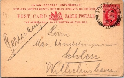 Cubierta de postal estacionaria postal 1895 Oamaru Nueva Zelanda al correo local de Dunedin Foto 1 de 2