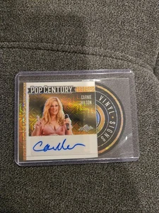 CARNIE WILSON 2024 Leaf Pop Century #1/1 Auto VINYL SIGNS Gold RARE!! - Picture 1 of 2