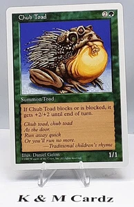 MTG - 5th Edition - Chub Toad - Common - Lightly Played - Picture 1 of 6