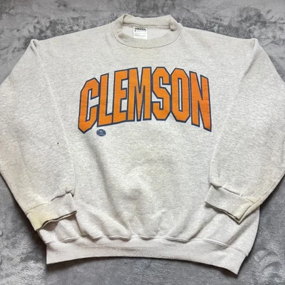 Sudadera De Colección Clemson Tigers Para Hombres XL Gris Brezo Tultex NCAA Forrada de Vellón Foto 1 de 4