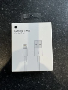 Genuine Apple iPhone X 11 12 13 Charger USB to Lightning Cable 1M - Picture 1 of 3