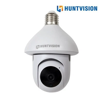 HuntVision E3-LT 3MP Indoor WiFi Light Bulb Camera - Image 1 of 4