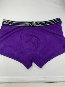 EVOLVE Herren lila Baumwolle Beutel vorne Boxer Trunk Brief Unterwäsche Gr. Medium - Bild 1 von 6
