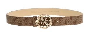 Guess Zamira 4G Logo Adjustable Womens Belt In Lattee S - L - Picture 1 of 8