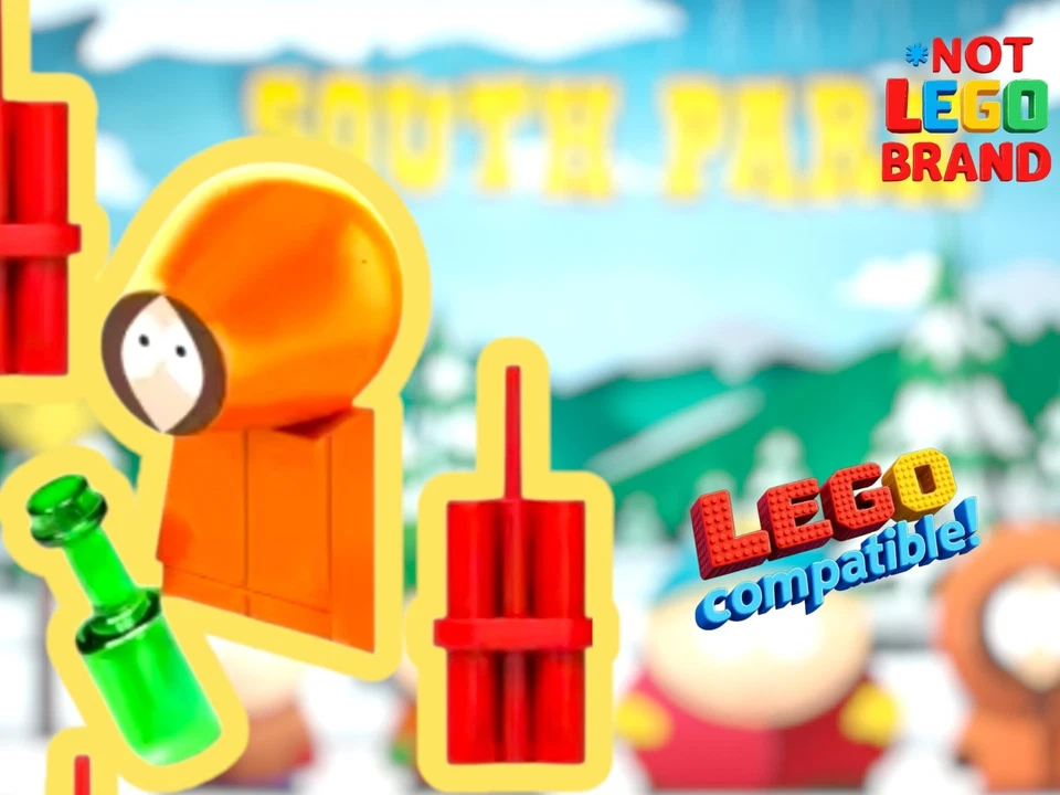 NUEVO 1x MINIFIGURA DE KENNY MCCORMICK Personalizado Lego South Park Conjunto de Figuras FIGURAS DE JUGUETE  Foto 1 de 4
