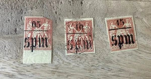 French Colonies 1885 Saint Pierre et Miquelon SPM YT 5-6-7 - Mint Hinged + Used - Foto 1 di 2