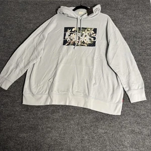 Levis Hoodie Mens 2XL Floral Graphic Pullover Sweatshirt Streetwear - Picture 1 of 14
