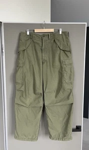 Pantaloni cargo M-51 esercito USA contratto guerra di Corea taglia 30-34 medi - Foto 1 di 18