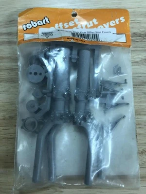Genuine Robart #108 Offset Main Gear Strut Coverts (LARGE) New Factory Sealed - Image 1 of 2