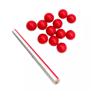 Gauge Glass Float Balls 6 Pack | Red Boiler Sight Glass Balls .405" Diameter - Picture 1 of 2