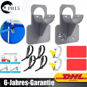 Pool Schlauchhalter Schwimmbad Rohrhalterung Pool Schlauch Zubehör 26 - 38mm - Bild 1 von 12