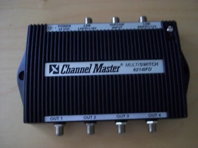 Channel Master 6214IFD 3 x 4 Output Multi Switch NO Power Pack - Image 1 of 4