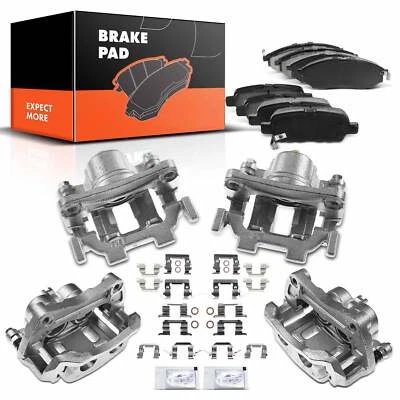 Pastilla de freno de cerámica + pinza para INFINITI G25 G37 Q40 Nissan Murano delantera y trasera Foto 1 de 4