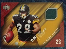2005 Upper Deck UD Game Jersey Duce Staley #GJ-DS Steelers Eagles Game Used