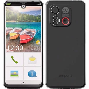 Emporia Smart.6 5G Black 128GB + 6GB Single-Sim Factory Unlocked GSM NEW - Picture 1 of 3