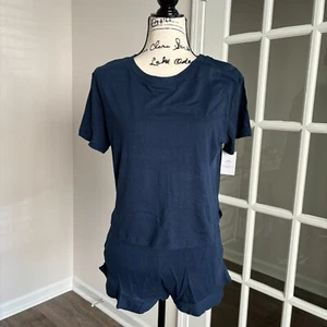 Set pantaloncini pigiama Auden by Target - blu navy NUOVO - Foto 1 di 5